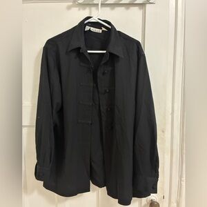 Van Heusen Men's Black Shirt Jacket